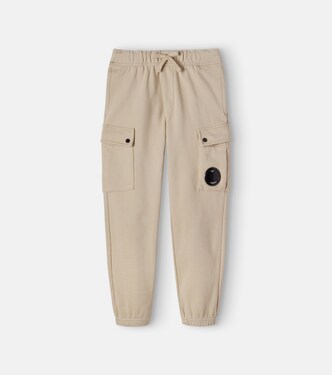 Lens cotton jersey sweatpants | C.P. Company Kids