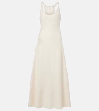 Maxikleid aus Baumwoll-Tweed | Toteme