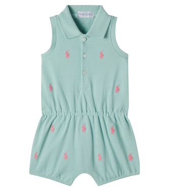 Baby cotton piqué onesie | Polo Ralph Lauren Kids