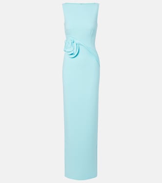 Vestido de fiesta con aplique floral | Roland Mouret