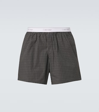 Owen checked cotton boxer briefs | Calvin Klein Collection