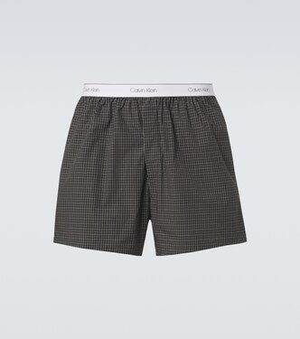 Owen格纹棉质平角内裤 | Calvin Klein Collection