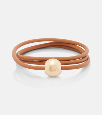 Pebble leather bracelet | Loewe