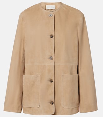Suede jacket | Nour Hammour