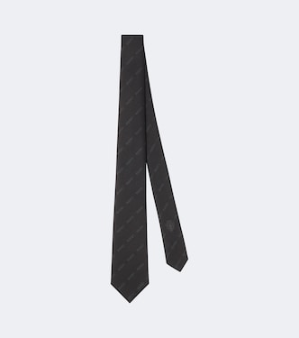 Logo silk tie | Gucci