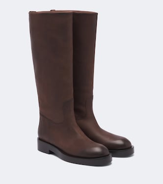 Kniehohe Stiefel aus Nappaleder | Paris Texas