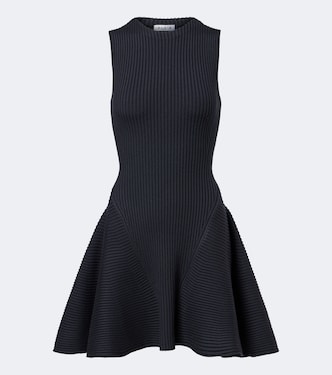 Ribbed-knit wool-blend minidress | Alaïa