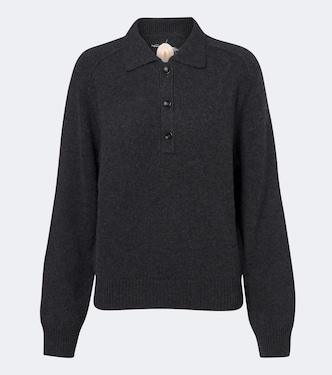 Jersey polo en mezcla de lana y cachemir | Jardin des Orangers