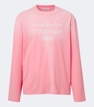 1996 logo cotton-blend jersey T-shirt | Acne Studios