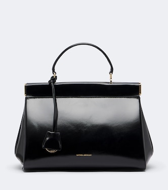 Sloane Frame leather top-handle bag | Victoria Beckham