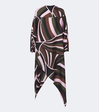 Caftano Iride in crêpe de chine di seta | Pucci