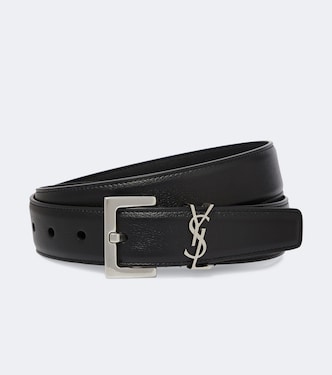 Cassandre 30 leather belt | Saint Laurent