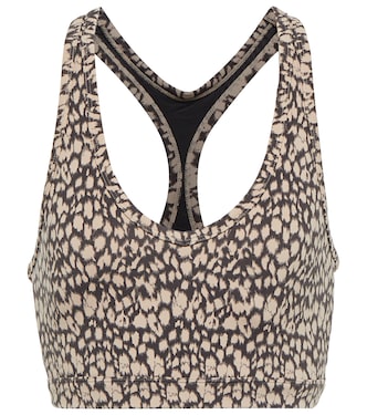 Park printed racerback sports bra | Varley