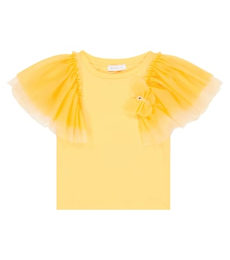Tulle cotton T-shirt | Monnalisa