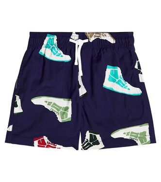 Skel Top printed swim trunks | Amiri Kids