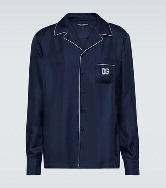 刺绣真丝睡衣衬衫 | Dolce&Gabbana