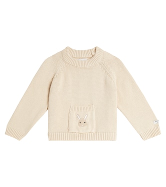 Baby Loeke embroidered cotton sweater | Donsje