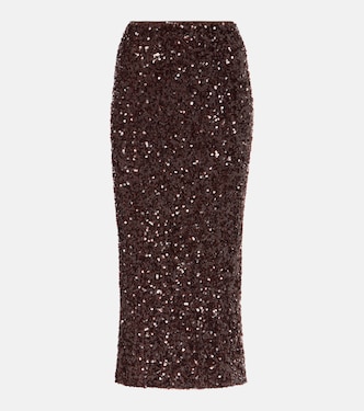 Robe midi à sequins | Rotate