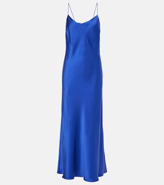 Lyon silk charmeuse slip dress  | Asceno