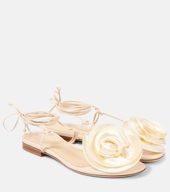 Floral leather sandals | Magda Butrym