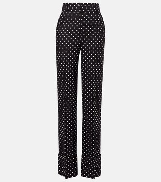 Polka-dot straight pants | Valentino