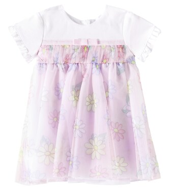 Baby floral tulle dress | Monnalisa