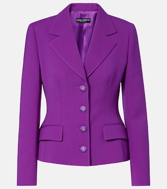 Virgin wool crêpe blazer | Dolce&Gabbana