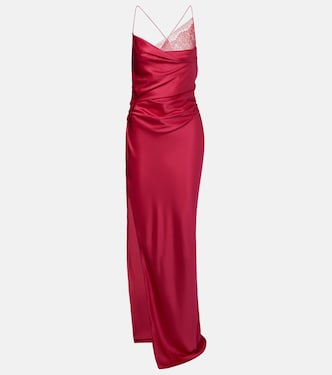 Robe longue en satin de soie | The Sei