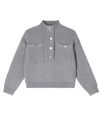 Cotton and wool-blend sweater | Chloé Kids