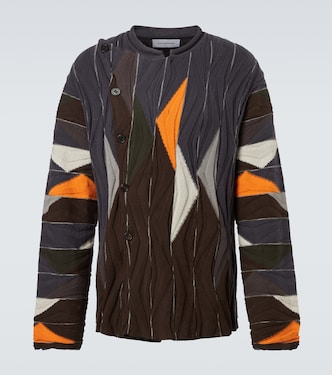 Raday asymmetric cotton cardigan | Kiko Kostadinov