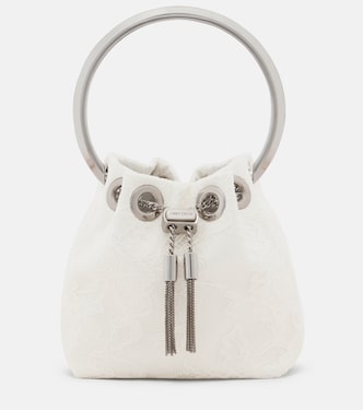 Bucket Bag Bon Bon Micro aus Spitze | Jimmy Choo