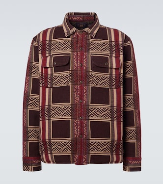 Cotton jacquard overshirt  | RRL