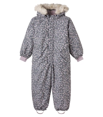 Moe floral snowsuit | Wheat