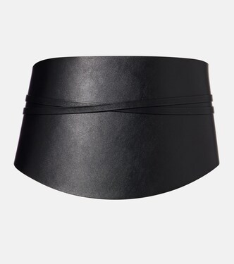 Undone leather belt | Déhanche