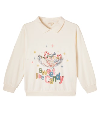 Bedrucktes Sweatshirt Spotty aus Jersey | Konges Sløjd