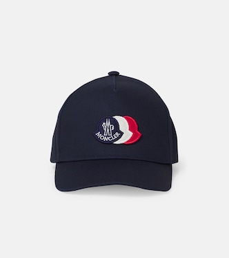Embroidered logo cotton baseball cap | Moncler Enfant