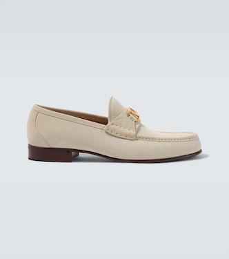 VLogo suede loafers | Valentino Garavani