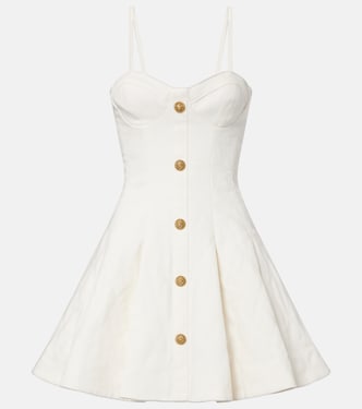 Minikleid aus Denim | Balmain