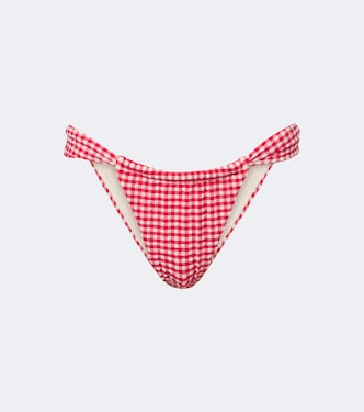 Kariertes Bikini-Höschen Sandra | Montce