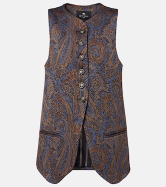 Chaleco de jacquard con paisley | Etro