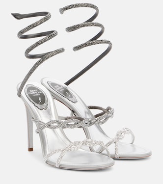 Cleo embellished satin sandals | Rene Caovilla