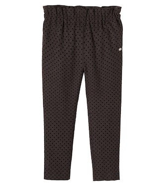 Pantalones en mezcla de lana con lunares | Tartine et Chocolat