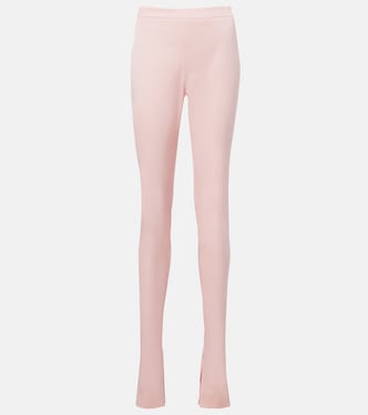 Silk-blend faille leggings | Gucci