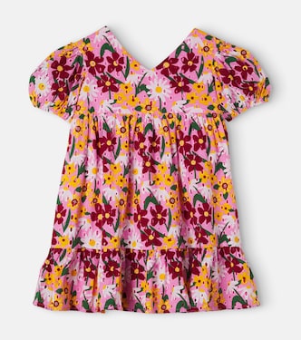 Floral ruffled cotton dress | Fábula