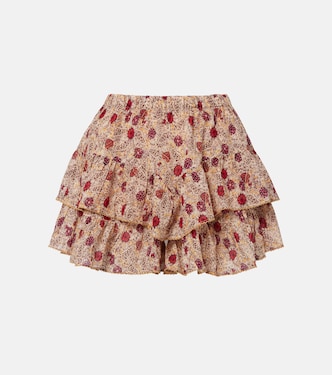 Jocadia floral ruffled cotton shorts | Marant Etoile