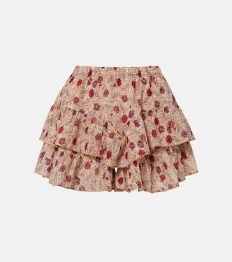Jocadia floral ruffled cotton shorts | Marant Etoile
