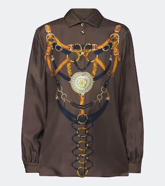 Bedrucktes Hemd aus Seide | Etro