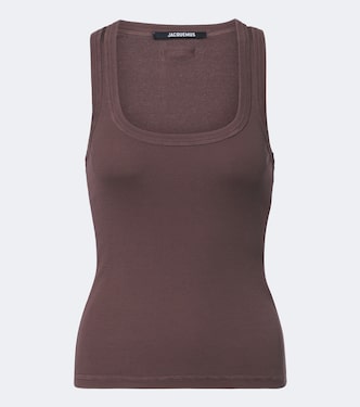 Grosgrain cotton jersey tank top | Jacquemus