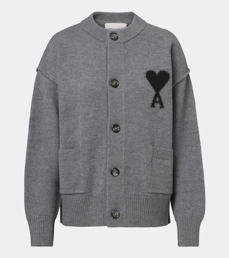 Ami de Coeur wool cardigan | Ami Paris