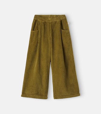 Aura cotton corduroy wide-leg pants | Cozmo